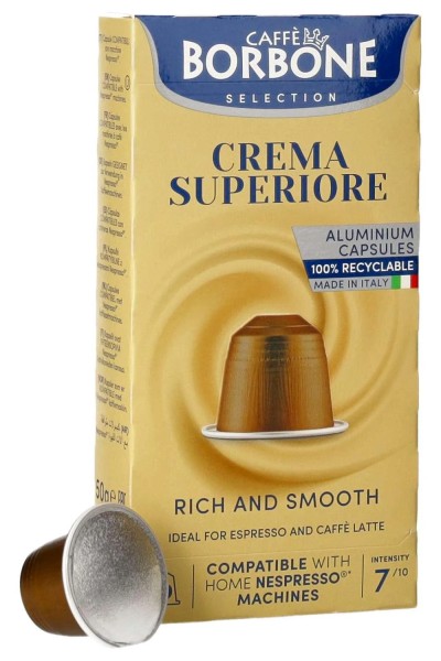 Capsula Crema Superiore Borbone (Aluminium)